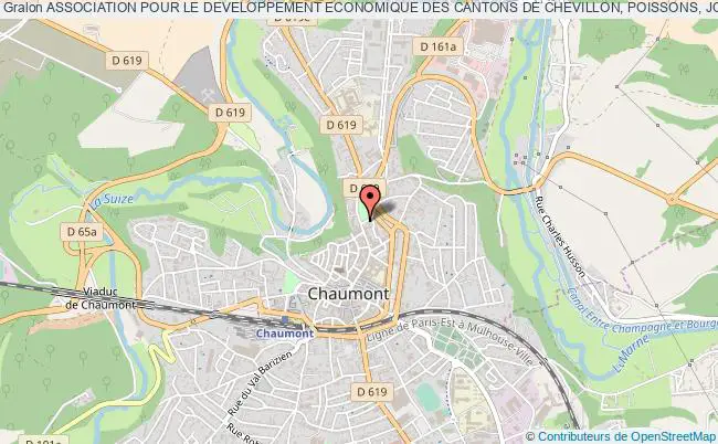plan association Association Pour Le Developpement Economique Des Cantons De Chevillon, Poissons, Joinville, Doulaincourt-saucourt, Saint-blin-semilly Chaumont