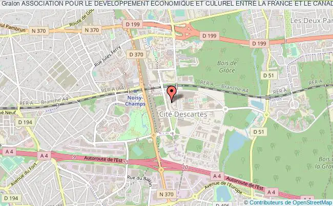 plan association Association Pour Le Developpement Economique Et Culurel Entre La France Et Le Canada Adec-fc Champs-sur-Marne