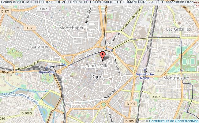 plan association Association Pour Le Developpement Economique Et Humanitaire - A.d.e.h Dijon