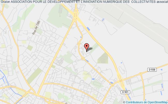 plan association Association Pour Le Developpement Et L'innovation Numerique Des  Collectivites Beauvais