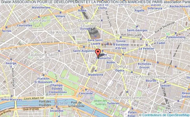 plan association Association Pour Le Developpement Et La Promotion Des Marches De Paris PARIS