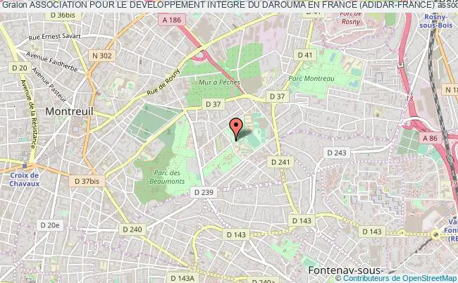 plan association Association Pour Le Developpement Integre Du Darouma En France (adidar-france) Montreuil