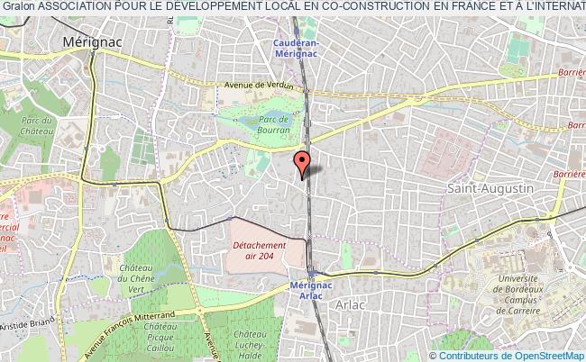 ASSOCIATION POUR LE DÉVELOPPEMENT LOCAL EN CO-CONSTRUCTION EN FRANCE ET À L'INTERNATIONNAL