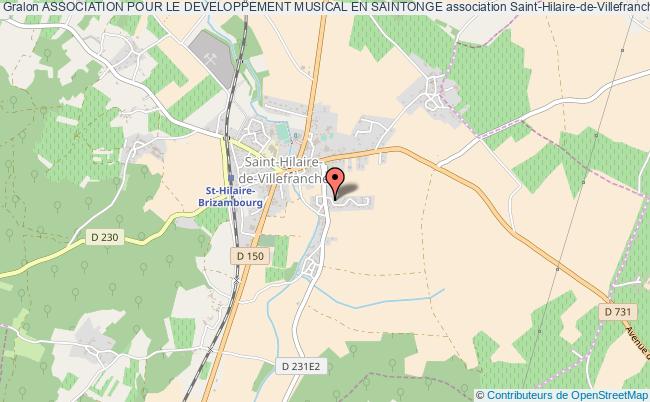 plan association Association Pour Le Developpement Musical En Saintonge Saint-Hilaire-de-Villefranche