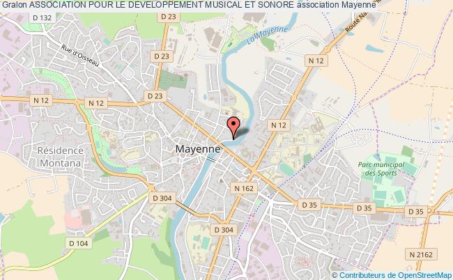 ASSOCIATION POUR LE DEVELOPPEMENT MUSICAL ET SONORE