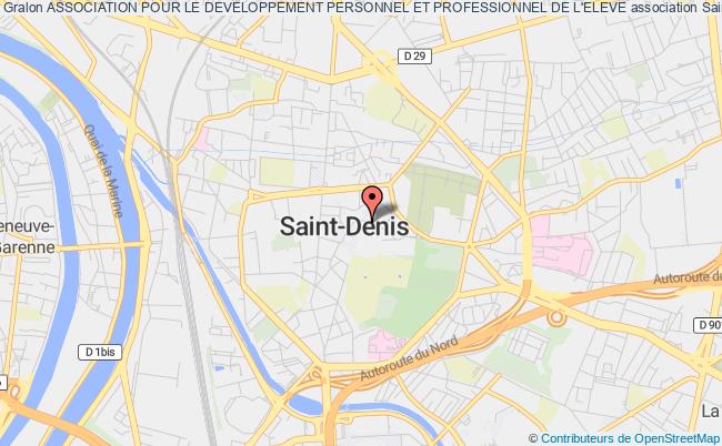 plan association Association Pour Le Developpement Personnel Et Professionnel De L'eleve Saint-Denis