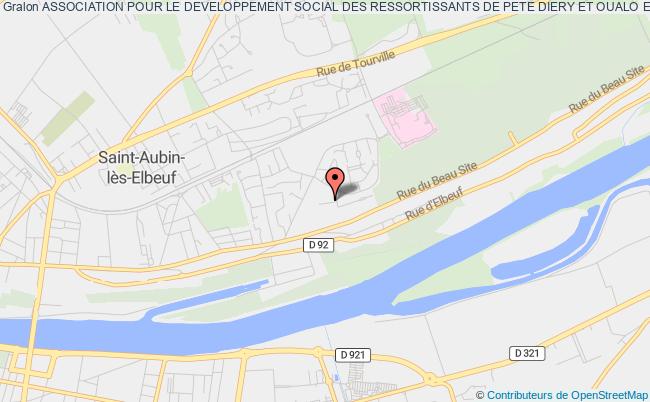 plan association Association Pour Le Developpement Social Des Ressortissants De Pete Diery Et Oualo En Europe Saint-Aubin-lès-Elbeuf