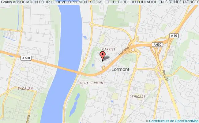 plan association Association Pour Le Developpement Social Et Culturel Du Fouladou En Gironde (adscfg) Lormont