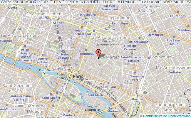 plan association Association Pour Le Developpement Sportif Entre La France Et La Russie- Spartak De Paris Paris