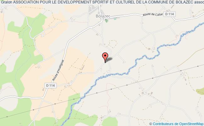 plan association Association Pour Le Developpement Sportif Et Culturel De La Commune De Bolazec Bolazec