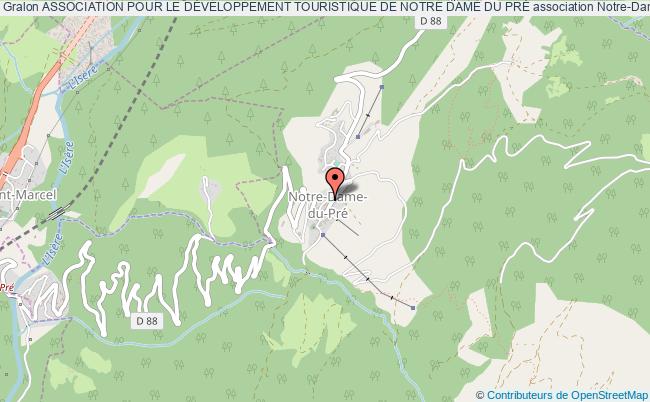 ASSOCIATION POUR LE DÉVELOPPEMENT TOURISTIQUE DE NOTRE DAME DU PRÉ