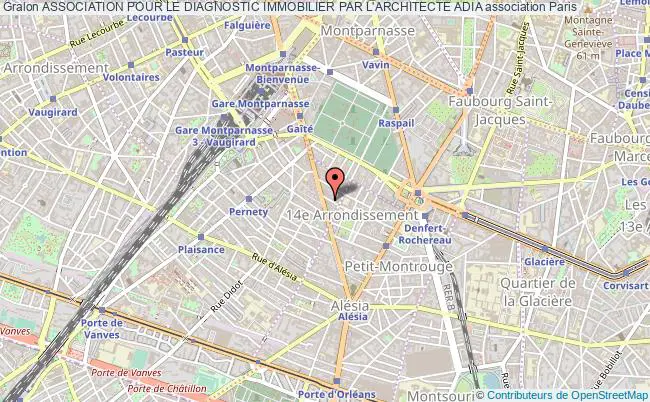 plan association Association Pour Le Diagnostic Immobilier Par L'architecte Adia Paris