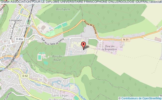 ASSOCIATION POUR LE DIPLOME UNIVERSITAIRE FRANCOPHONE D'ALLERGOLOGIE (DUFRAL)