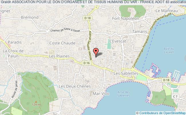 ASSOCIATION POUR LE DON D'ORGANES ET DE TISSUS HUMAINS DU VAR - FRANCE ADOT 83