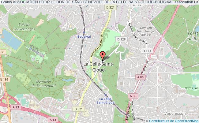 plan association Association Pour Le Don De Sang Benevole De La Celle Saint-cloud-bougival La    Celle-Saint-Cloud