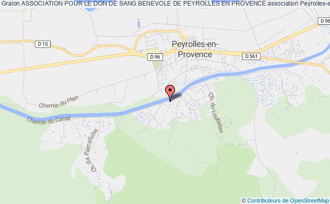 plan association Association Pour Le Don De Sang Benevole De Peyrolles En Provence Peyrolles-en-Provence