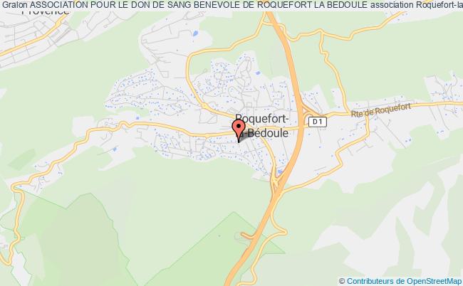 plan association Association Pour Le Don De Sang Benevole De Roquefort La Bedoule Roquefort-la-Bédoule