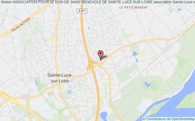 plan association Association Pour Le Don De Sang Benevole De Sainte Luce Sur Loire Sainte-Luce-sur-Loire