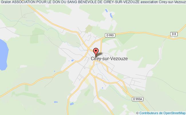plan association Association Pour Le Don Du Sang BÉnÉvole De Cirey-sur-vezouze Cirey-sur-Vezouze