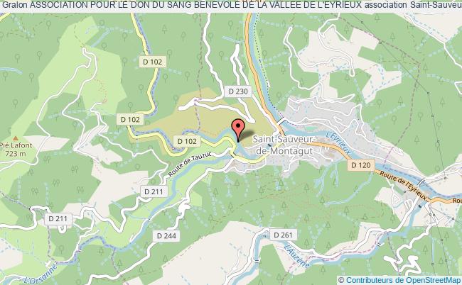 ASSOCIATION POUR LE DON DU SANG BENEVOLE DE LA VALLEE DE L'EYRIEUX