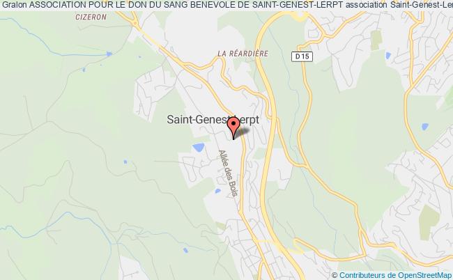 ASSOCIATION POUR LE DON DU SANG BENEVOLE DE SAINT-GENEST-LERPT
