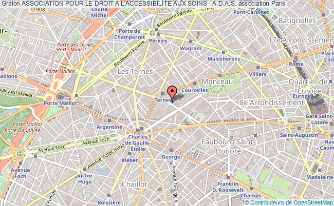 plan association Association Pour Le Droit A L'accessibilite Aux Soins - A.d.a.s. Paris