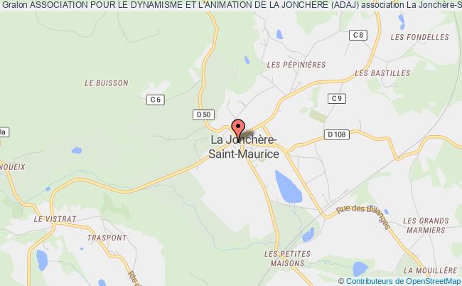 plan association Association Pour Le Dynamisme Et L'animation De La Jonchere (adaj) La    Jonchère-Saint-Maurice