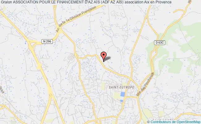 plan association Association Pour Le Financement D'az AÏs (adf Az AÏs) Aix-en-Provence