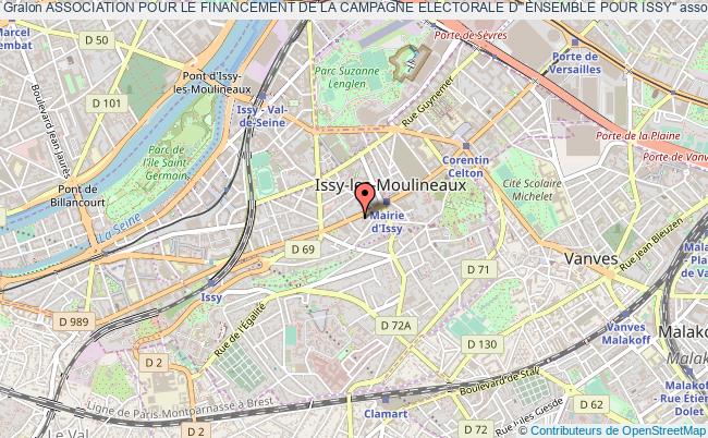 plan association Association Pour Le Financement De La Campagne Electorale D'"ensemble Pour Issy" Issy-les-Moulineaux