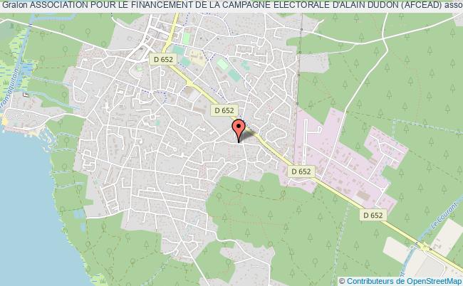 plan association Association Pour Le Financement De La Campagne Electorale D'alain Dudon (afcead) Biscarrosse
