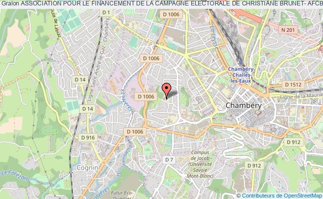 plan association Association Pour Le Financement De La Campagne Electorale De Christiane Brunet- Afcb Chambéry