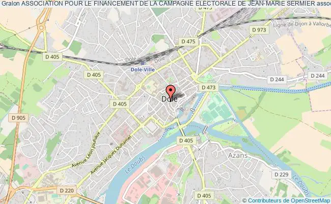 plan association Association Pour Le Financement De La Campagne Electorale De Jean-marie Sermier Dole