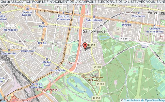 plan association Association Pour Le Financement De La Campagne Electorale De La Liste Avec Vous, Saint-mande Passionnement Saint-Mandé