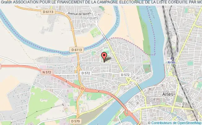 plan association Association Pour Le Financement De La Campagne Electorale De La Liste Conduite Par Monsieur Louis Sayn-urpar (municipales Arles 2008) Arles