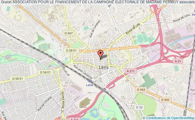 plan association Association Pour Le Financement De La Campagne Electorale De Madame Permuy Lens