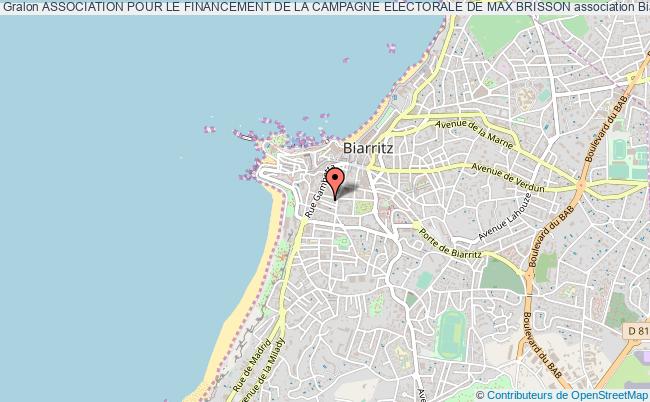 plan association Association Pour Le Financement De La Campagne Electorale De Max Brisson Biarritz