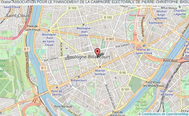 plan association Association Pour Le Financement De La Campagne Electorale De Pierre-christophe Baguet Et D'armelle Gendarme Boulogne-Billancourt