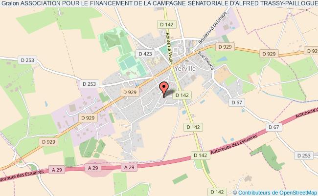 ASSOCIATION POUR LE FINANCEMENT DE LA CAMPAGNE SÉNATORIALE D'ALFRED TRASSY-PAILLOGUES