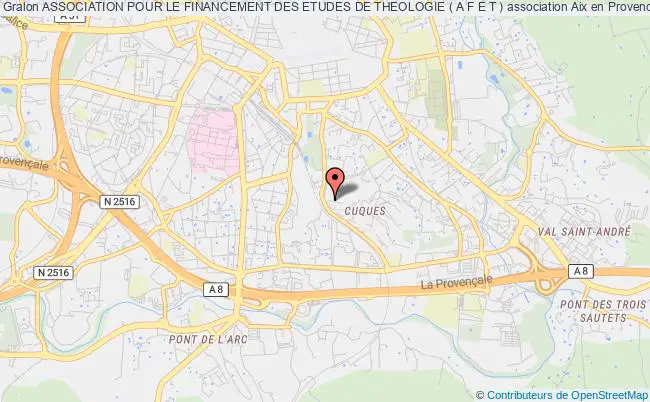 plan association Association Pour Le Financement Des Etudes De Theologie ( A F E T ) Aix-en-Provence