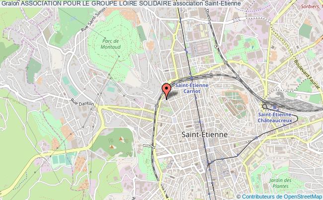 plan association Association Pour Le Groupe Loire Solidaire Saint-Étienne