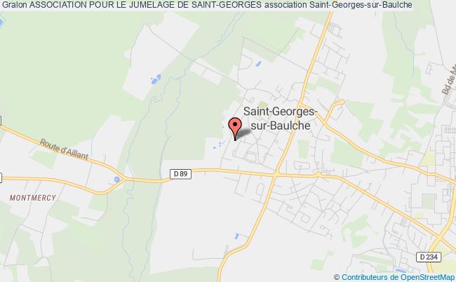 plan association Association Pour Le Jumelage De Saint-georges Saint-Georges-sur-Baulche