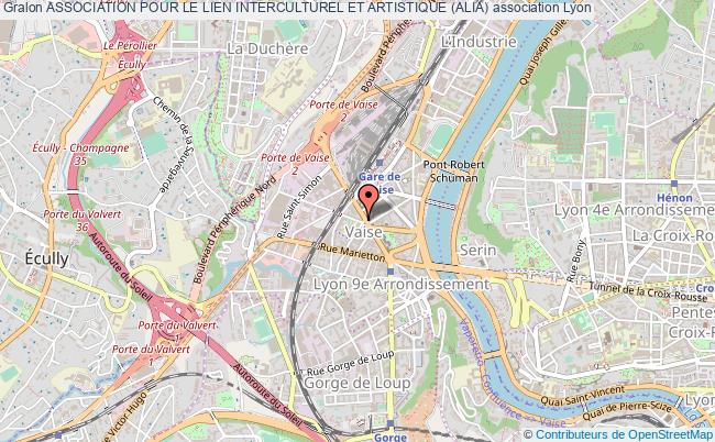 plan association Association Pour Le Lien Interculturel Et Artistique (alia) Lyon