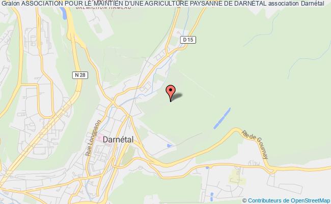 plan association Association Pour Le Maintien D'une Agriculture Paysanne De DarnÉtal 