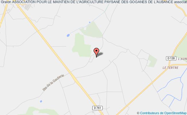 plan association Association Pour Le Maintien De L'agriculture Paysane Des Goganes De L'aubance Charcé-Saint-Ellier-sur-Aubance
