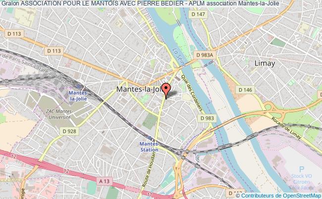 plan association Association Pour Le Mantois Avec Pierre Bedier - Aplm Mantes-la-Jolie