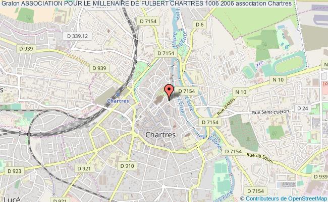 plan association Association Pour Le Millenaire De Fulbert Chartres 1006 2006 Chartres