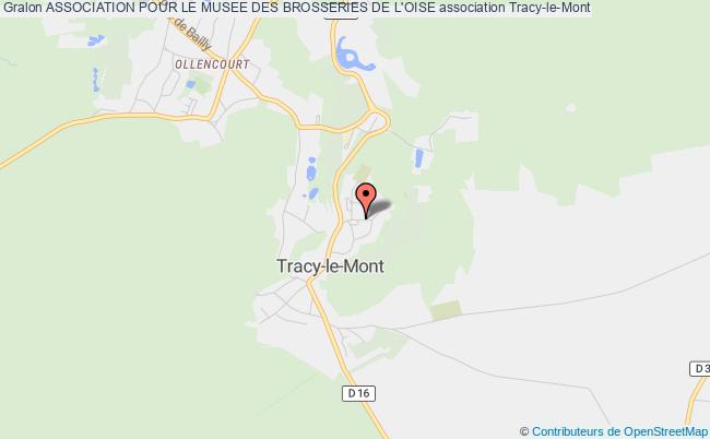 plan association Association Pour Le Musee Des Brosseries De L'oise Tracy-le-Mont
