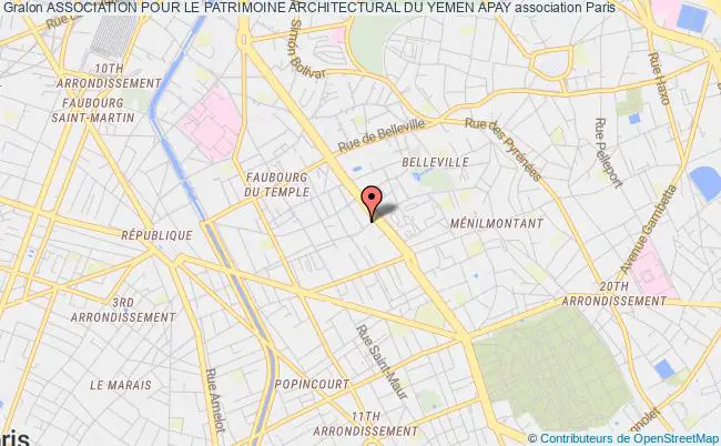 plan association Association Pour Le Patrimoine Architectural Du Yemen Apay Paris