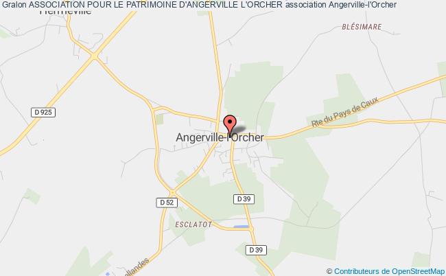 plan association Association Pour Le Patrimoine D'angerville L'orcher Angerville-l'Orcher