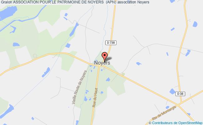 plan association Association Pour Le Patrimoine De Noyers  (apn) Noyers